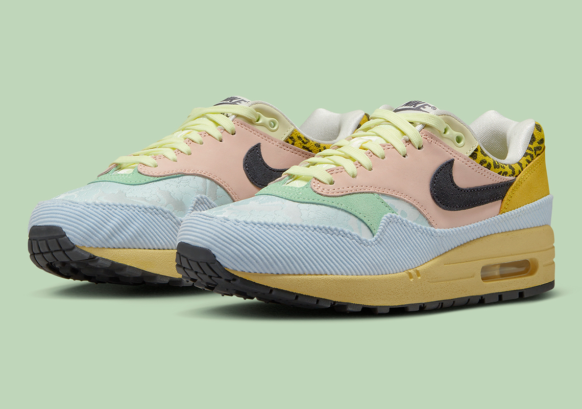 Nike Air Max 1 87 Womens Corduroy Tiger Leopard 2