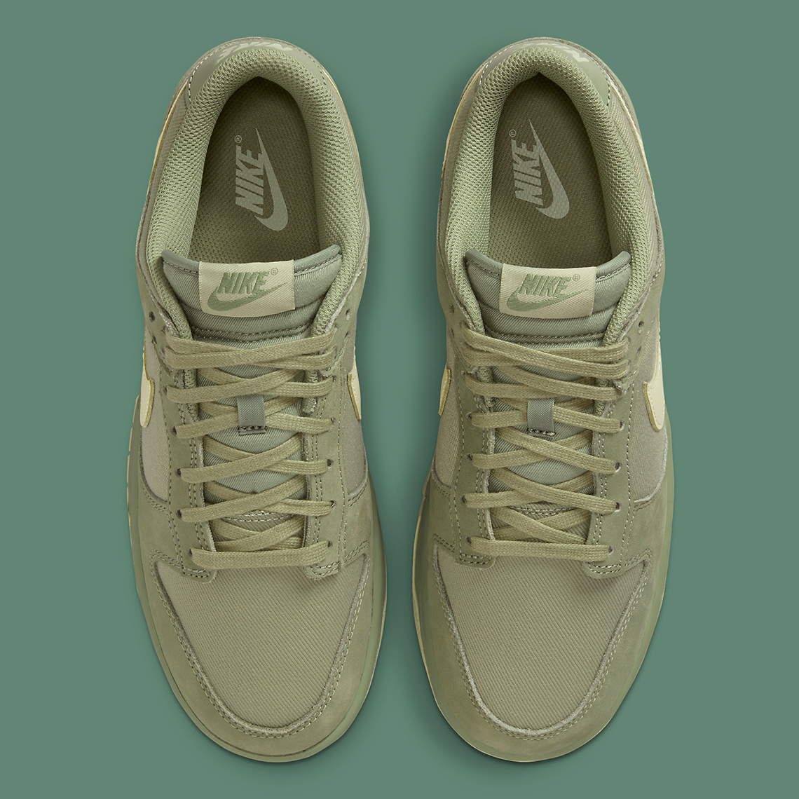 Nike Dunk Low Oil Green Olive Aura Phantom Fb8895 300 3
