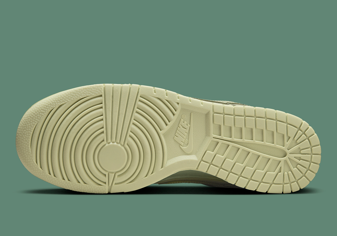 Nike Dunk Low Oil Green Olive Aura Phantom Fb8895 300 5
