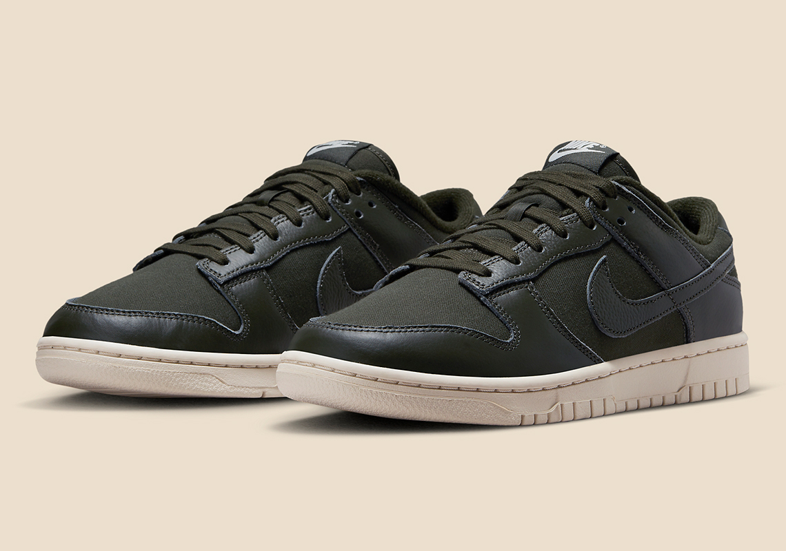 Nike Dunk Low Premium Olive Sail Dz2538 300 1