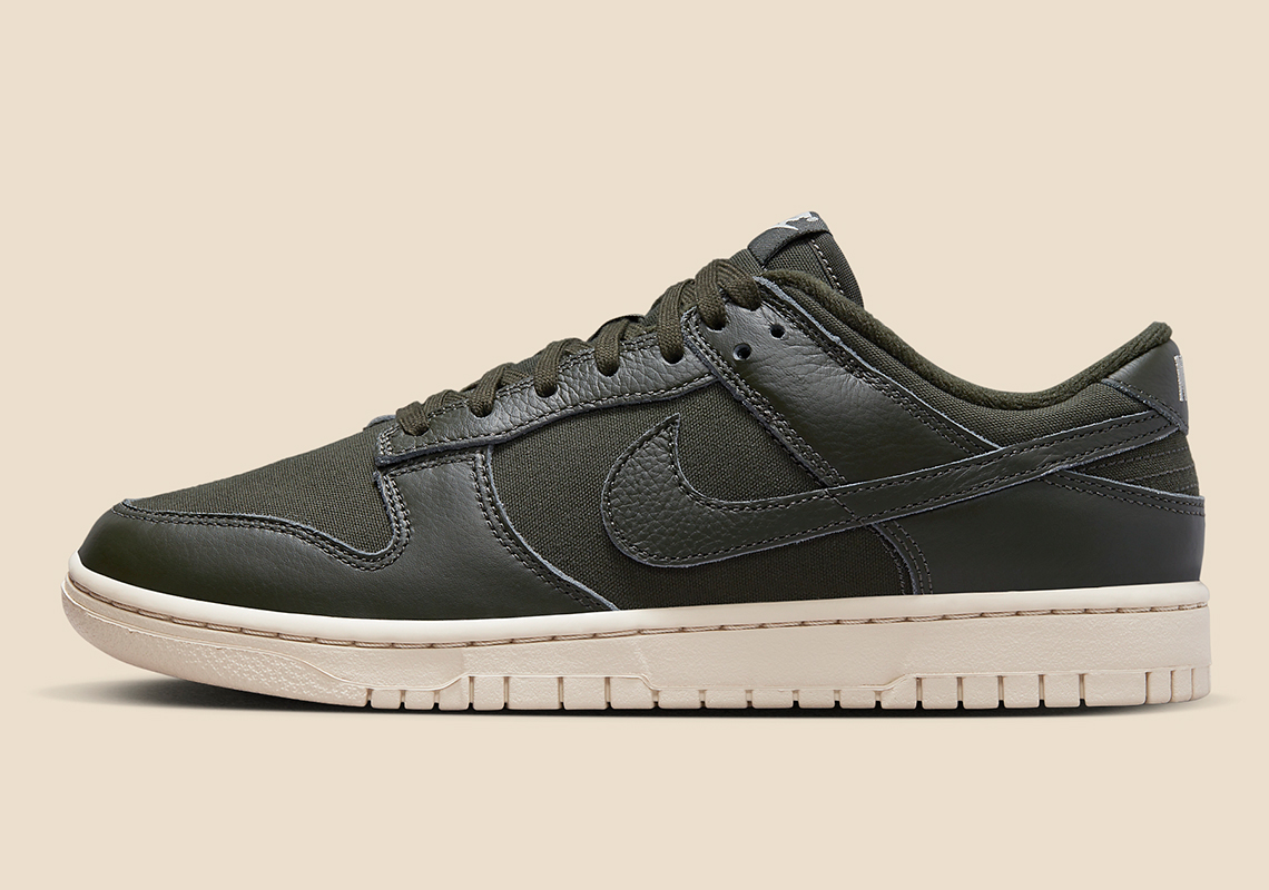Nike Dunk Low Premium Olive Sail Dz2538 300 2