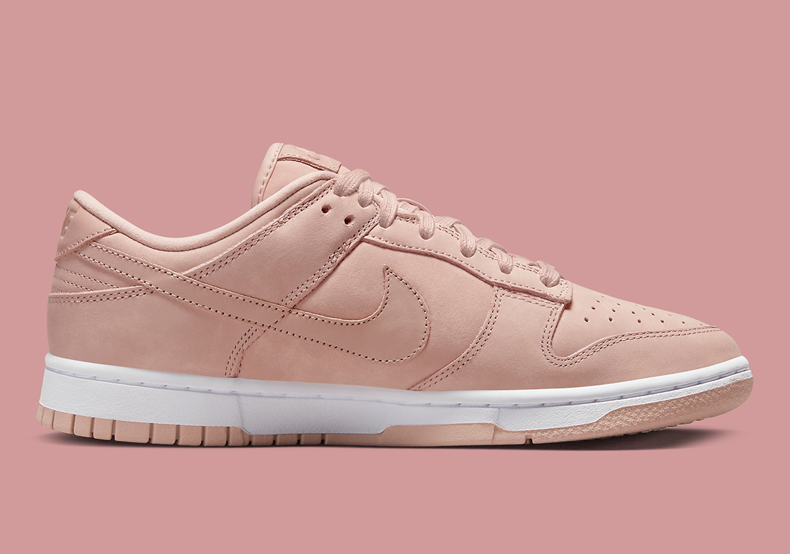 Nike Dunk Low Premium Pink Suede Dv7415 600 2