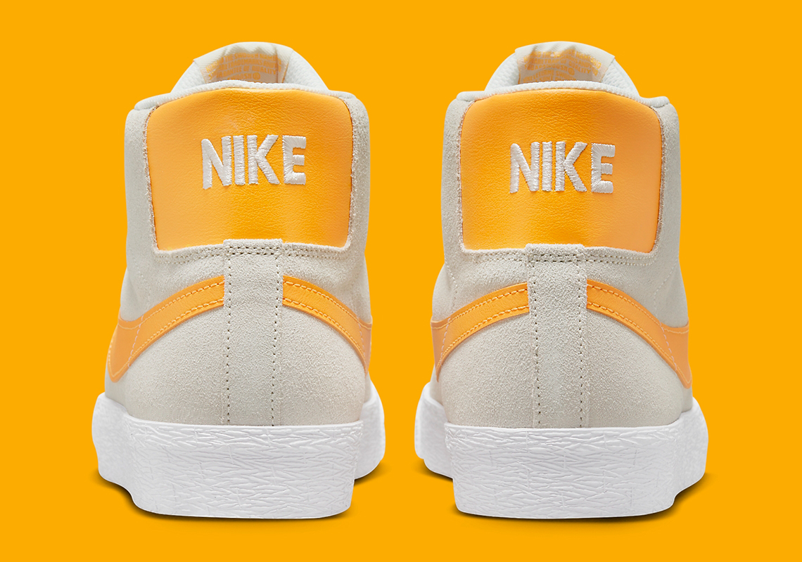 Nike Sb Blazer Mid Summit White Laser Orange 864349 110 8