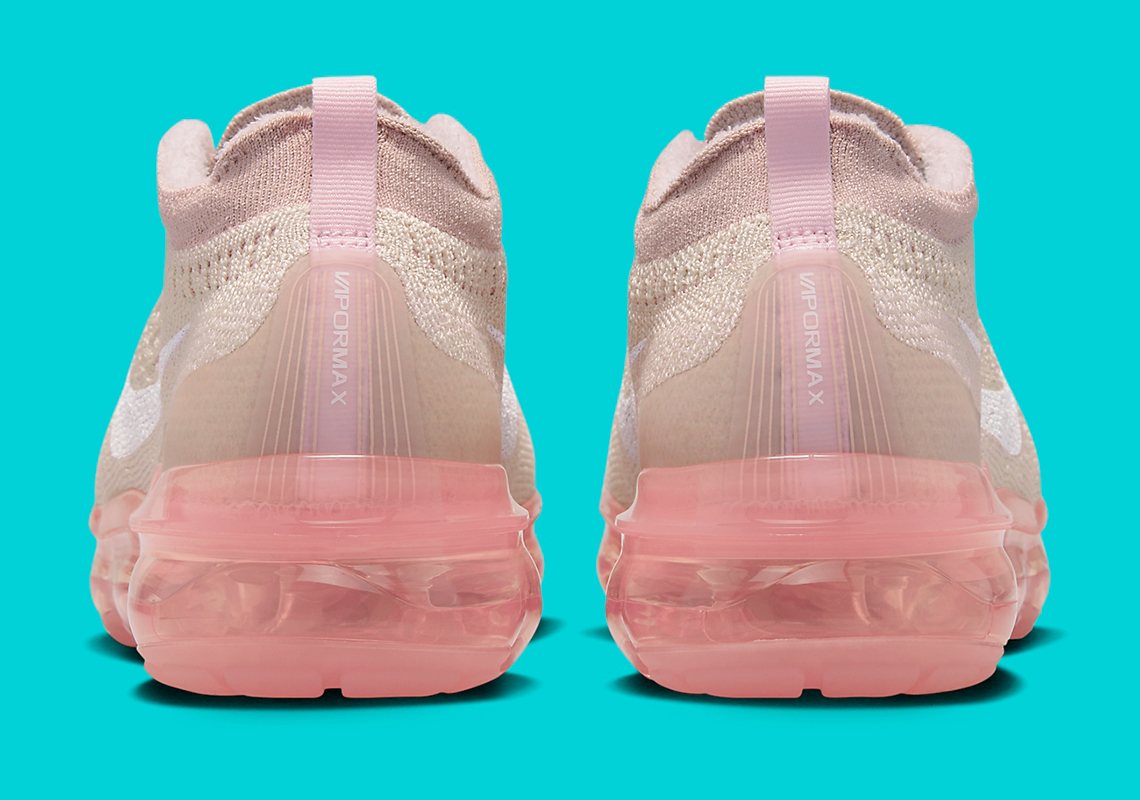 Nike Vapormax 2023 Flyknit Womens Oatmeal Pearl Pink Dv6840 101 9