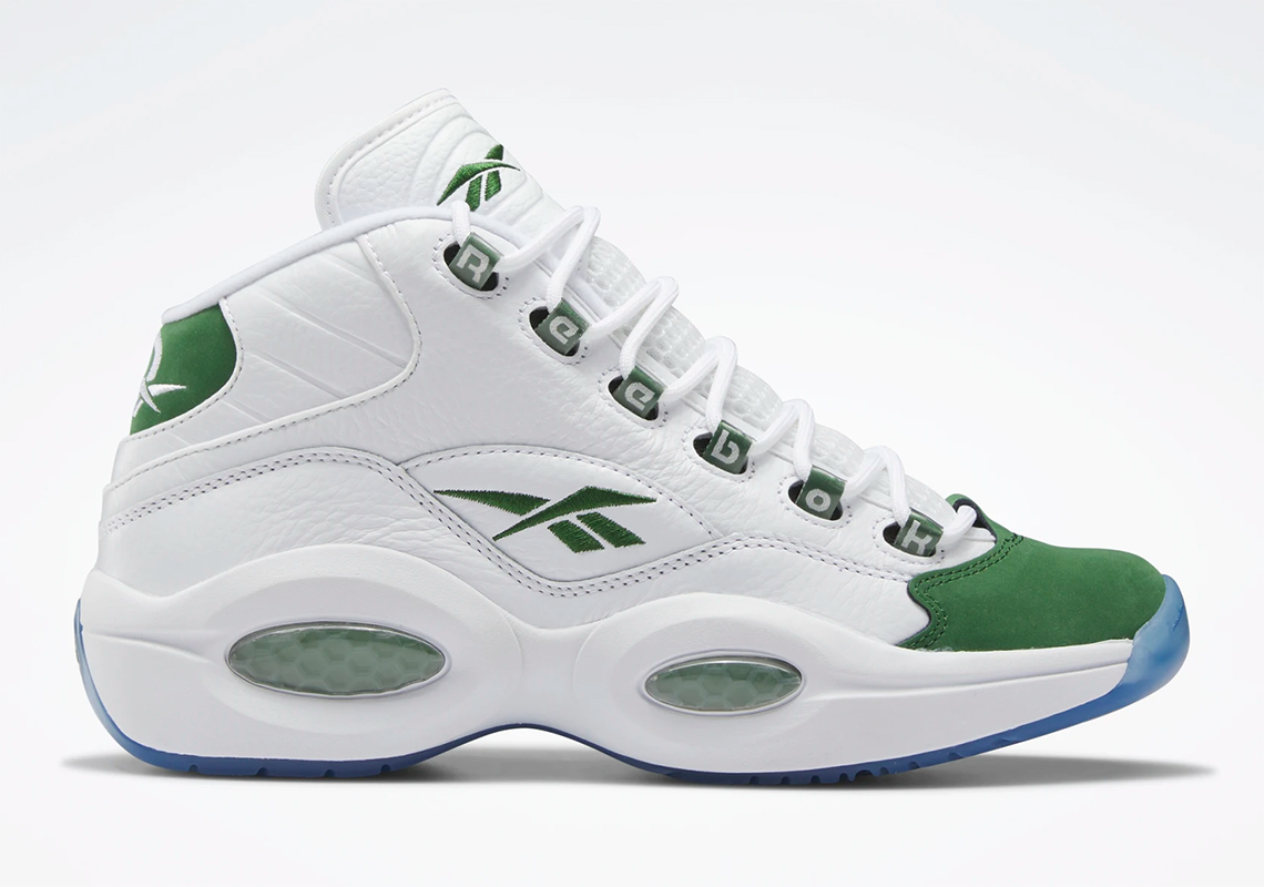 Reebok Question Mid Cloud White Pine Green Id6690 8