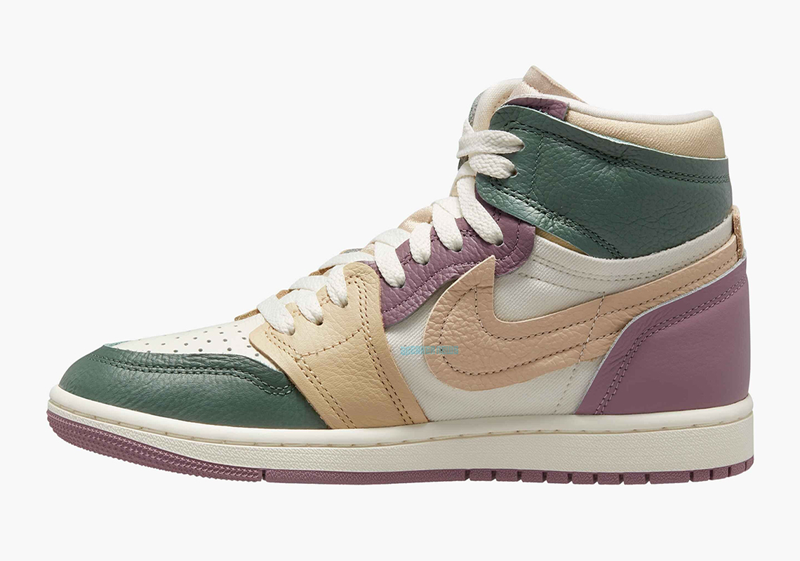 Air Jordan 1 High Mm Womens Galactic Jade Desert Fb9891 300 4