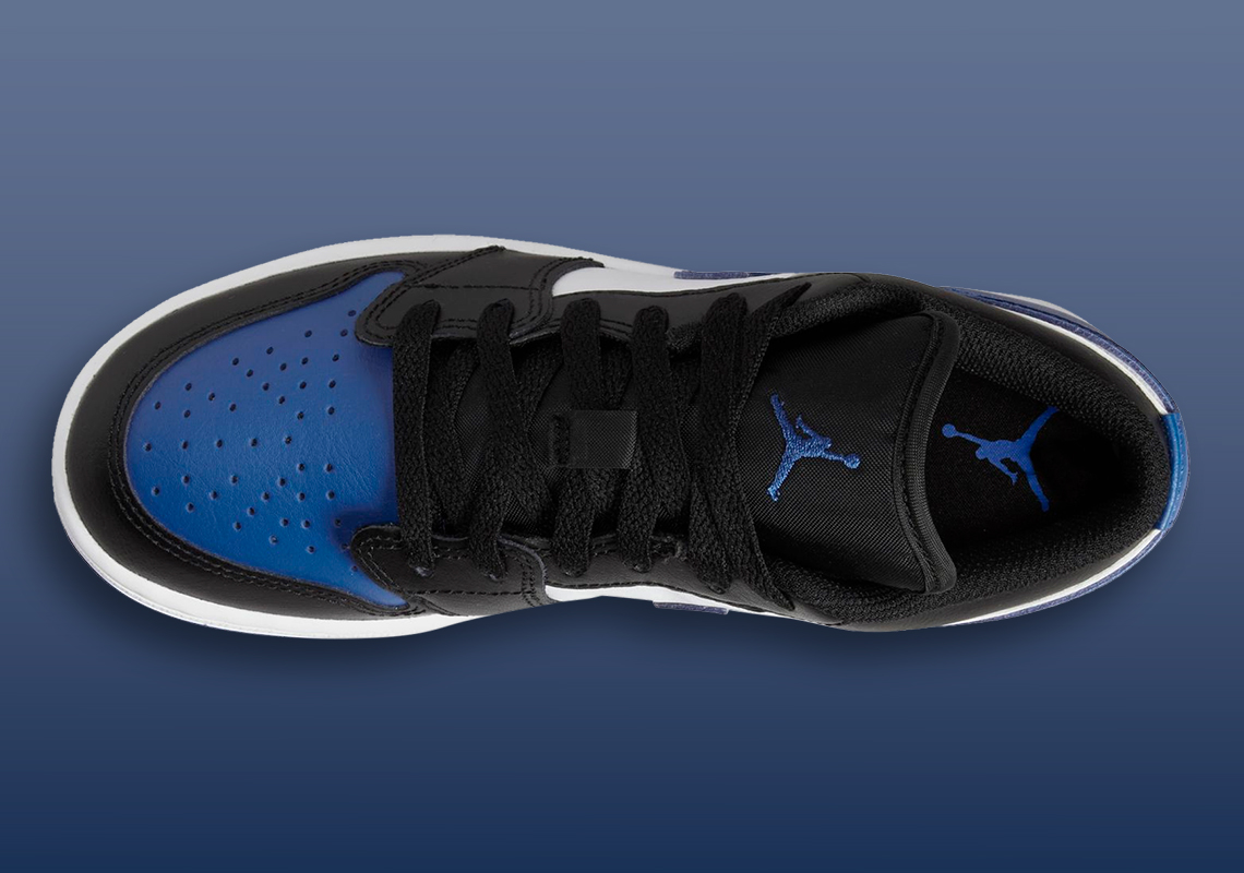 Air Jordan 1 Low Gs Black Royal 553560 140 2