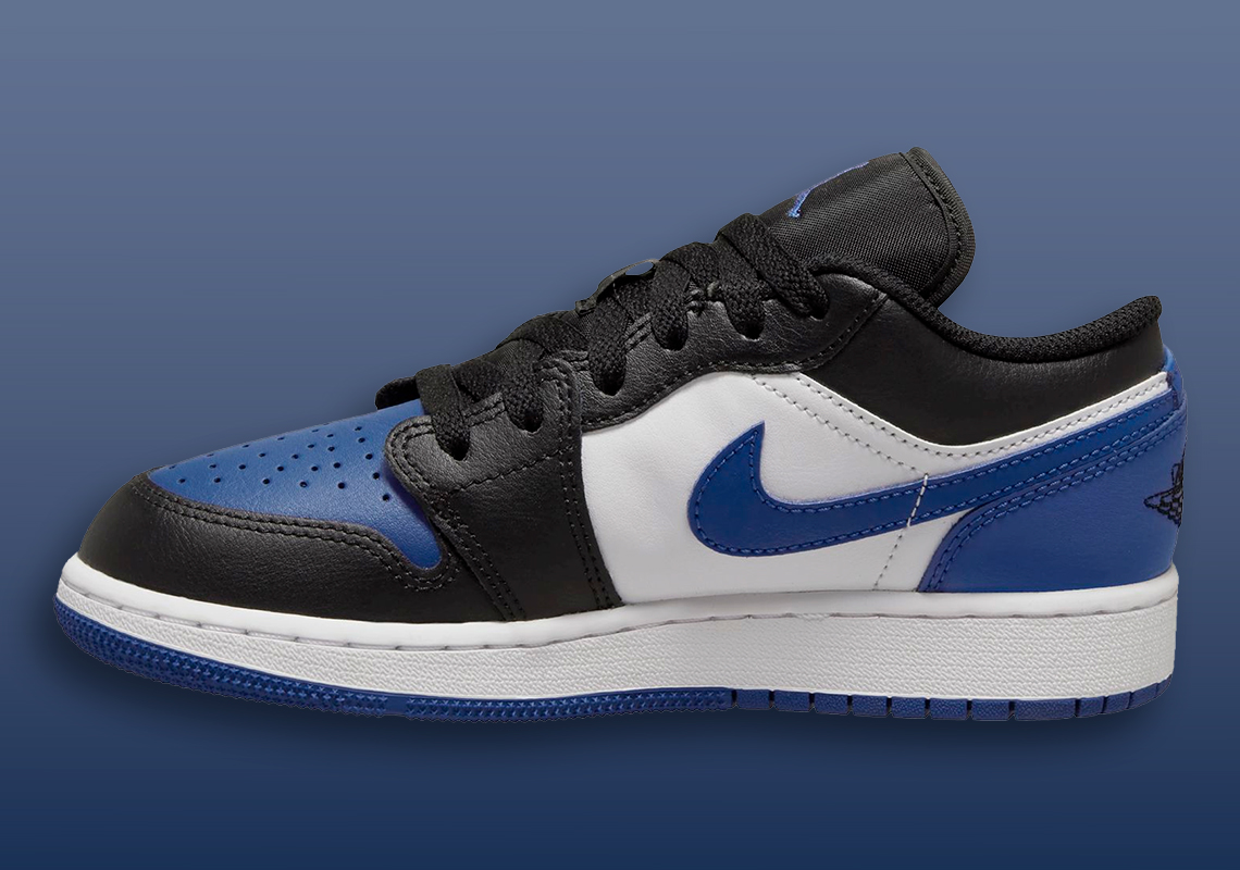 Air Jordan 1 Low Gs Black Royal 553560 140 3