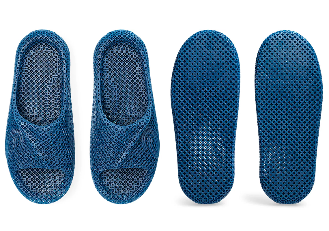 The ASICS ACTIBREEZE 3D Slide Resurfaces In “Mako Blue”