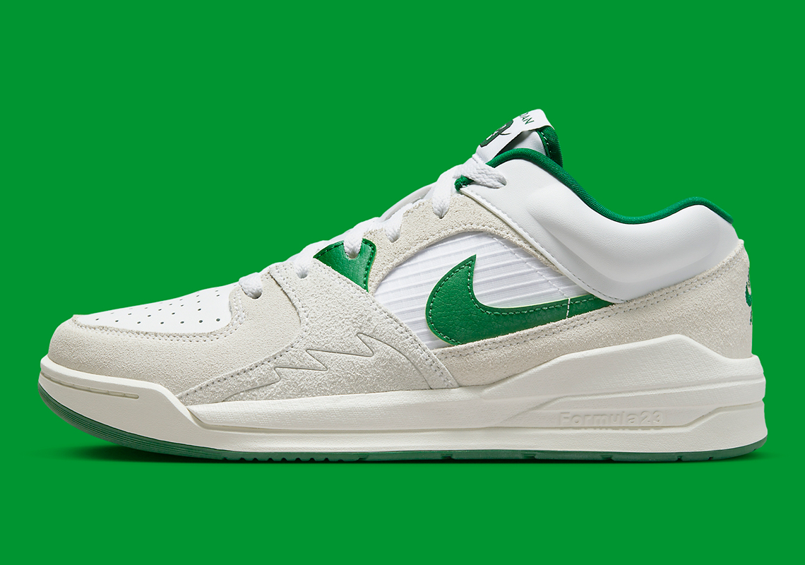 This Jordan Stadium 90 Pairs Shades Of White With Green