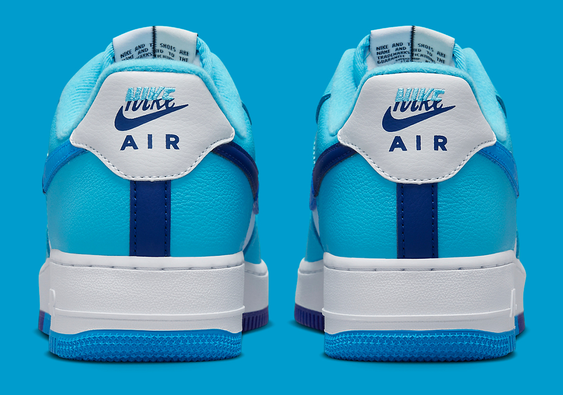 Nike Air Force 1 Low Split Light Photo Blue Deep Royal Blue Dz2522 100 5