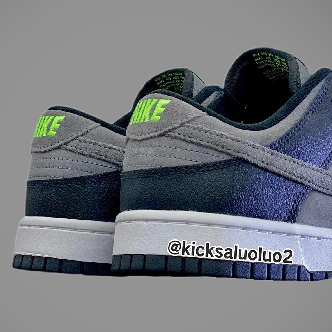 Nike Dunk Low Black Grey Volt 2