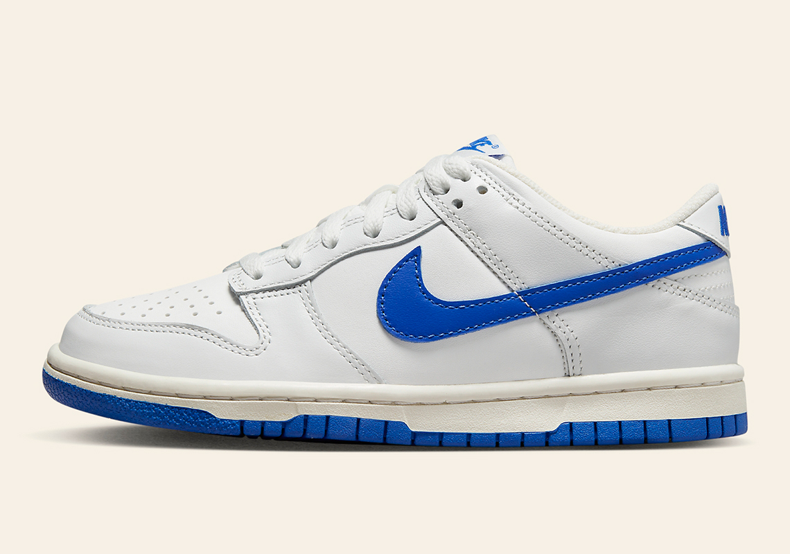 Nike Dunk Low Gs White Sail Royal Dh9765 105 6