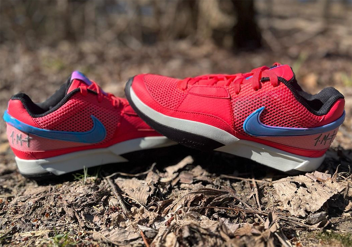 Vibrant Reds And Blues Envelop The Latest Nike Ja 1