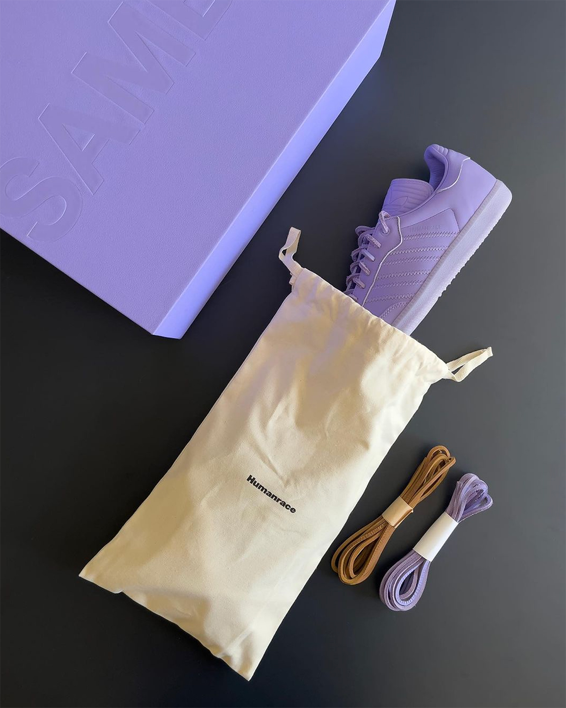 Pharrell Adidas Samba Purple Humanrace 4