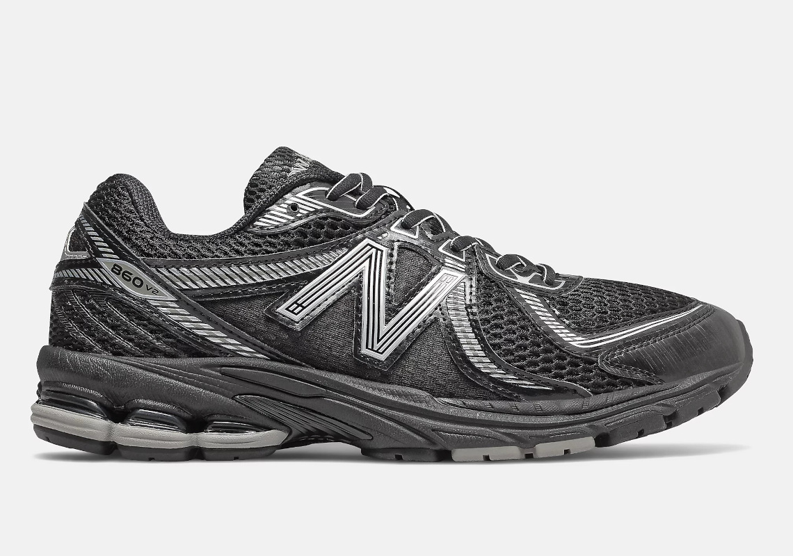 The New Balance 860v2 Returns In "Black/Silver Metallic"