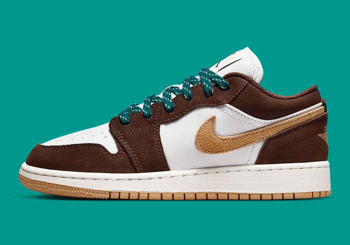 Air Jordan 1 Low Gs Cacao Wow Geode Teal Fb2216 200 1