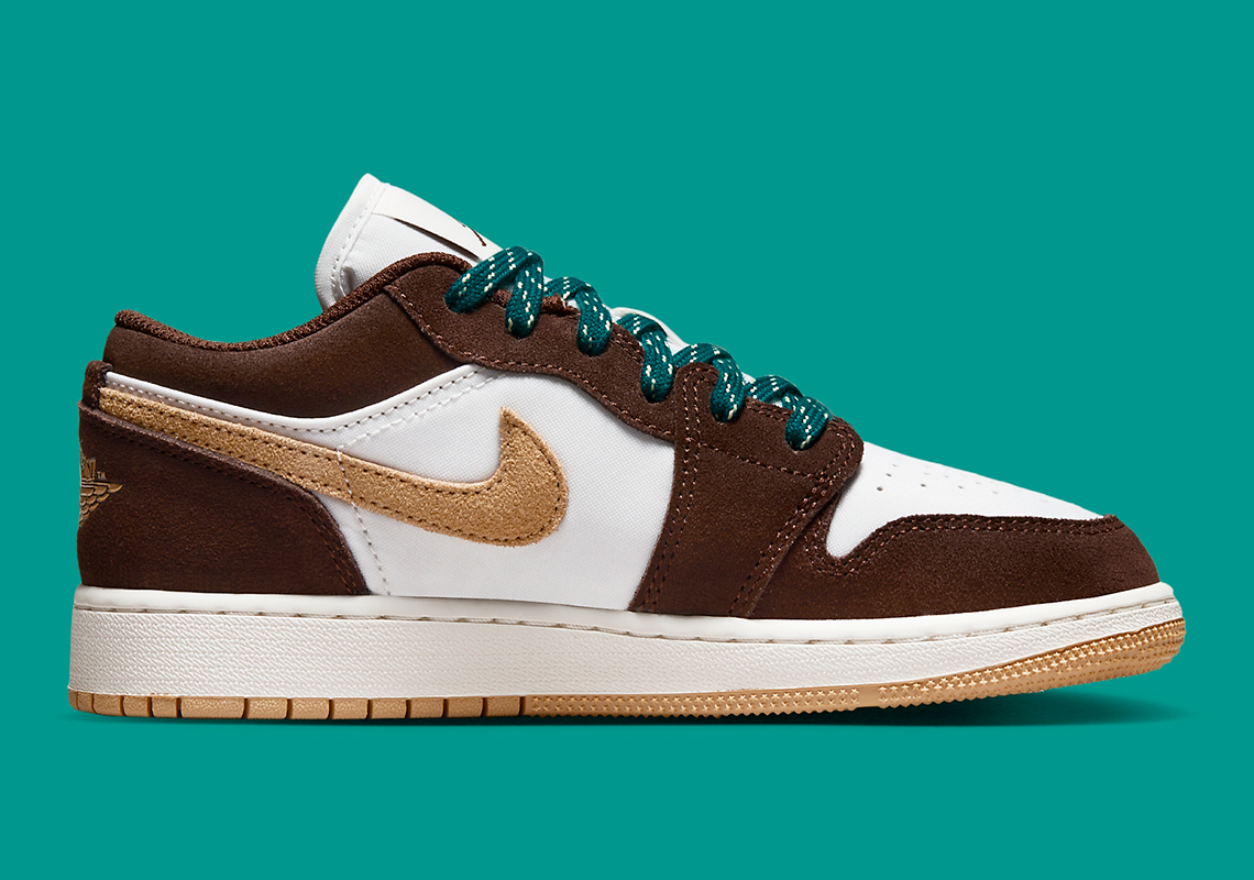 Air Jordan 1 Low Gs Cacao Wow Geode Teal Fb2216 200 6