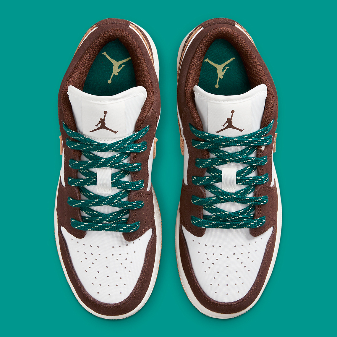 Air Jordan 1 Low Gs Cacao Wow Geode Teal Fb2216 200 9