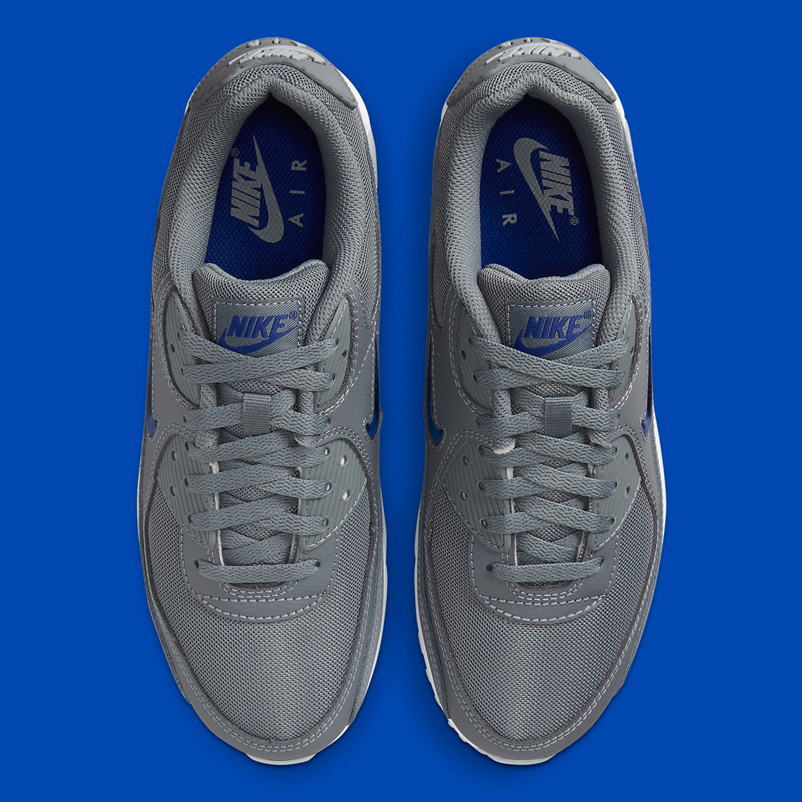 Nike Air Max 90 Jewel Grey Royal Blue Fn8005 001 8