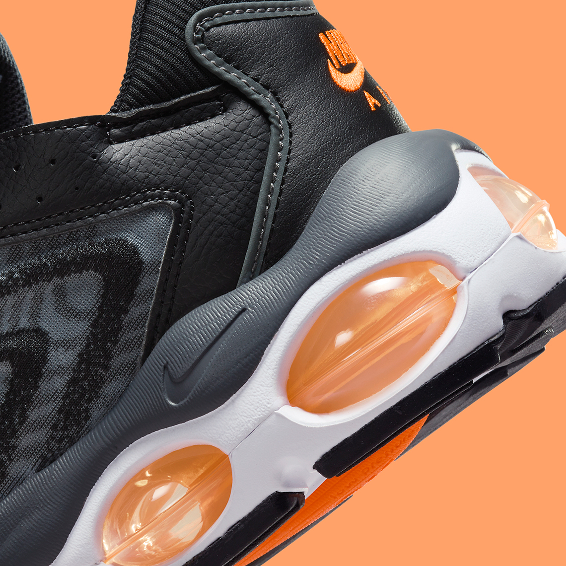 Nike Air Max Tw Black Grey Orange Fq2437 001 2