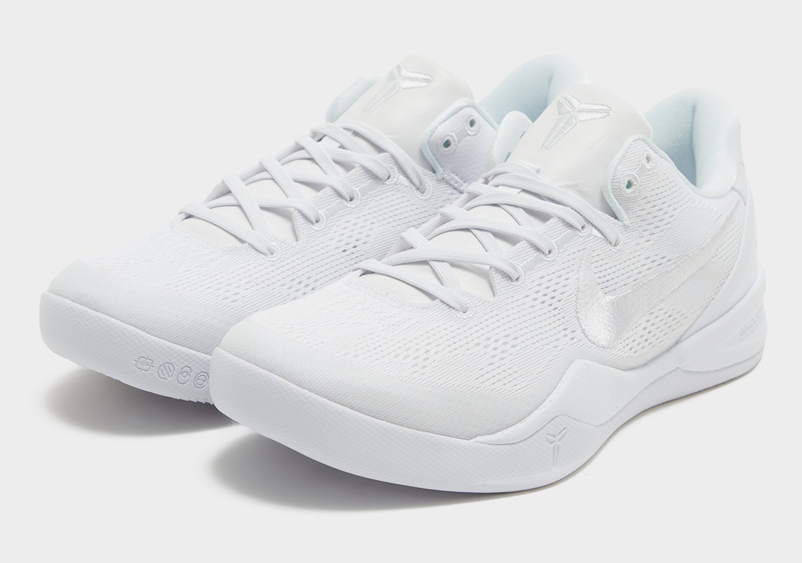 First Look At The Nike Kobe 8 Protro "Triple White"