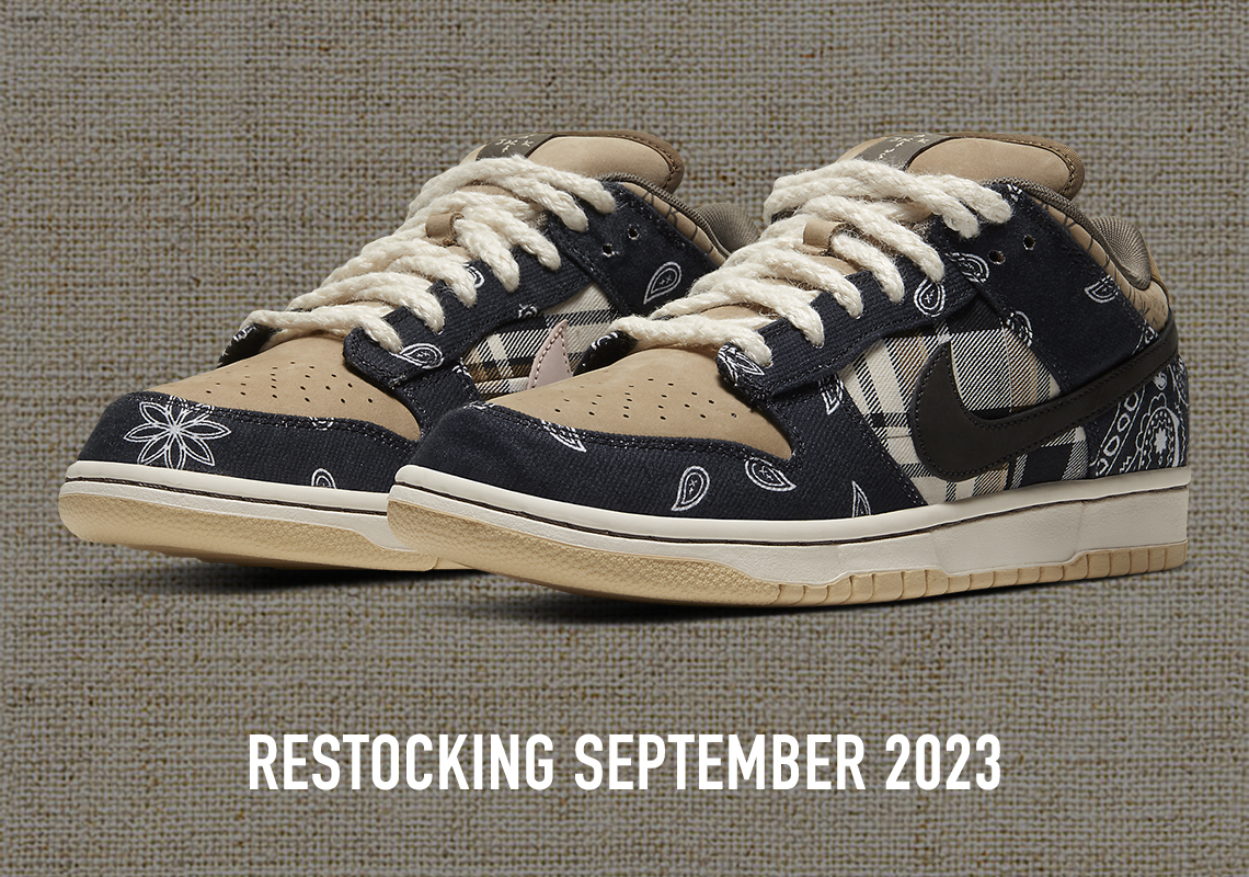 Travis Scott Nike Sb Dunk Low 2023 Restock