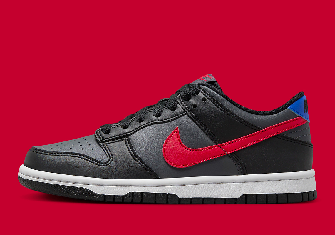 Nike Dunk Low Black Red Blue Fv0373 001 1
