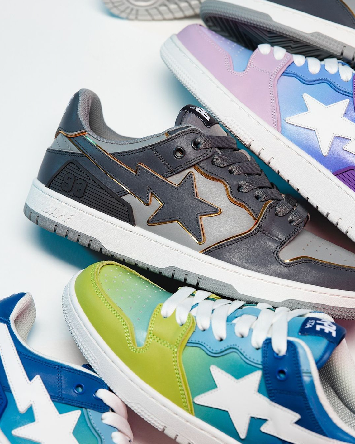 A Bathing Ape Sk8 Sta Gradient Pack 6
