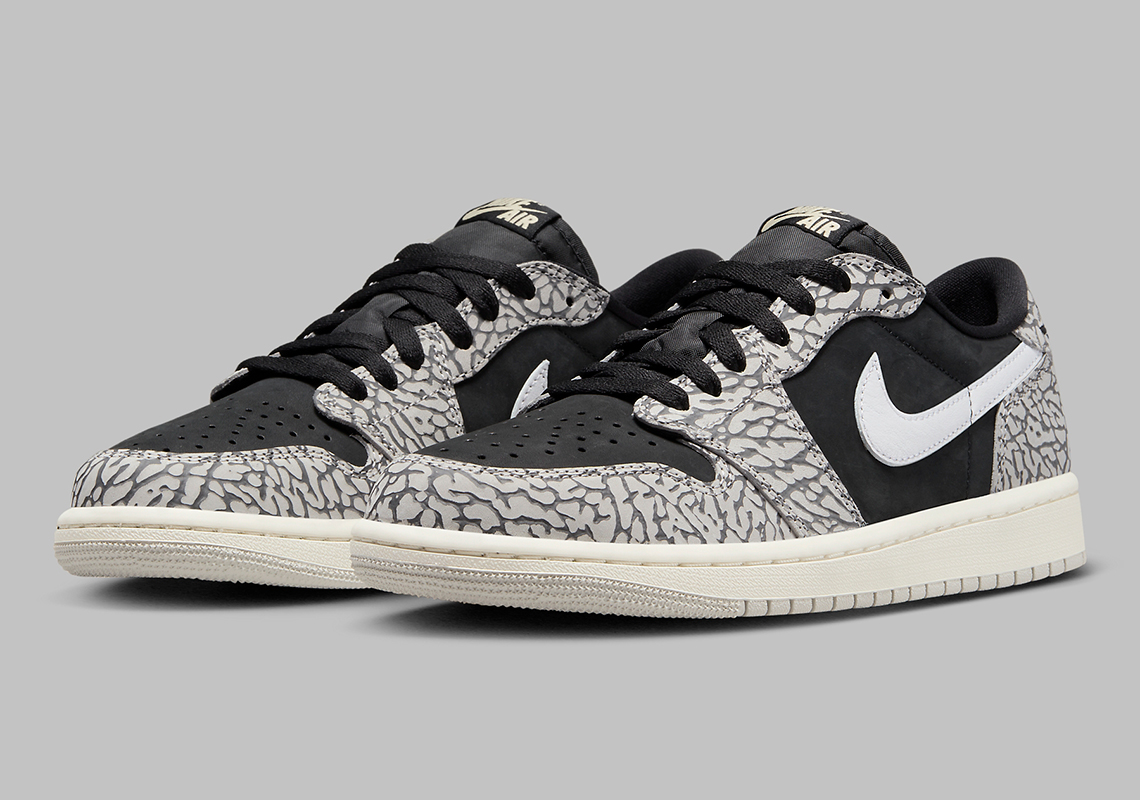 Air Jordan 1 Low Og Elephant Print Cz0790 001 2