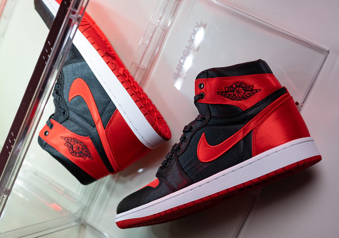 Detailed Look At The Air Jordan 1 “Satin Bred” Releasing October 2023