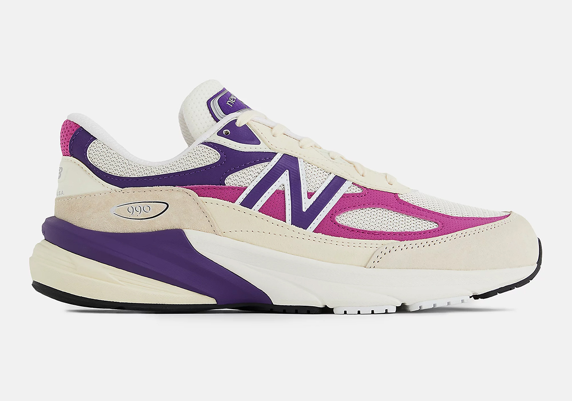 New Balance 990v6 Macadamia Nut Magenta Pop U990td6 7
