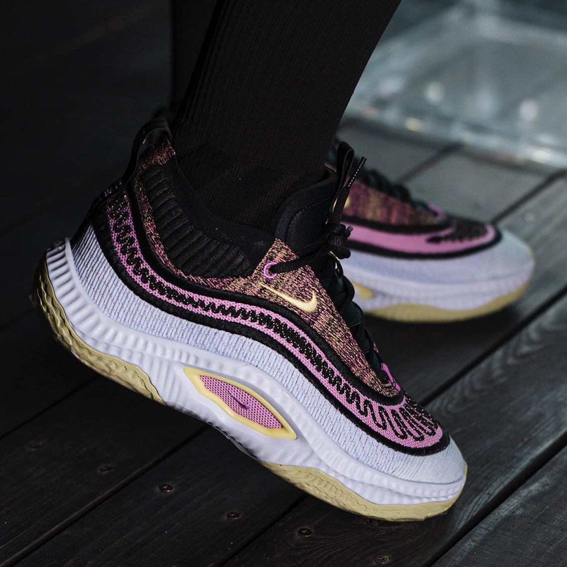 Nike Cosmicunity 3 Grey Purple Black Green 2