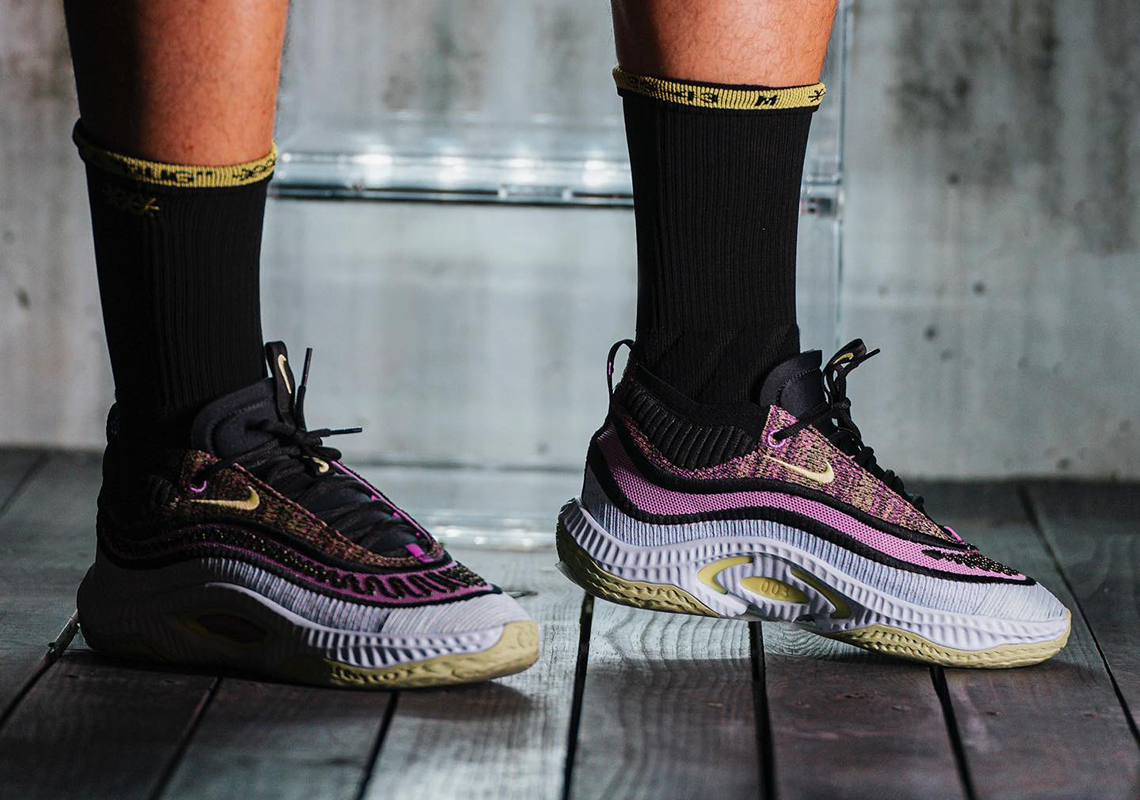 Nike Cosmicunity 3 Grey Purple Black Green 7