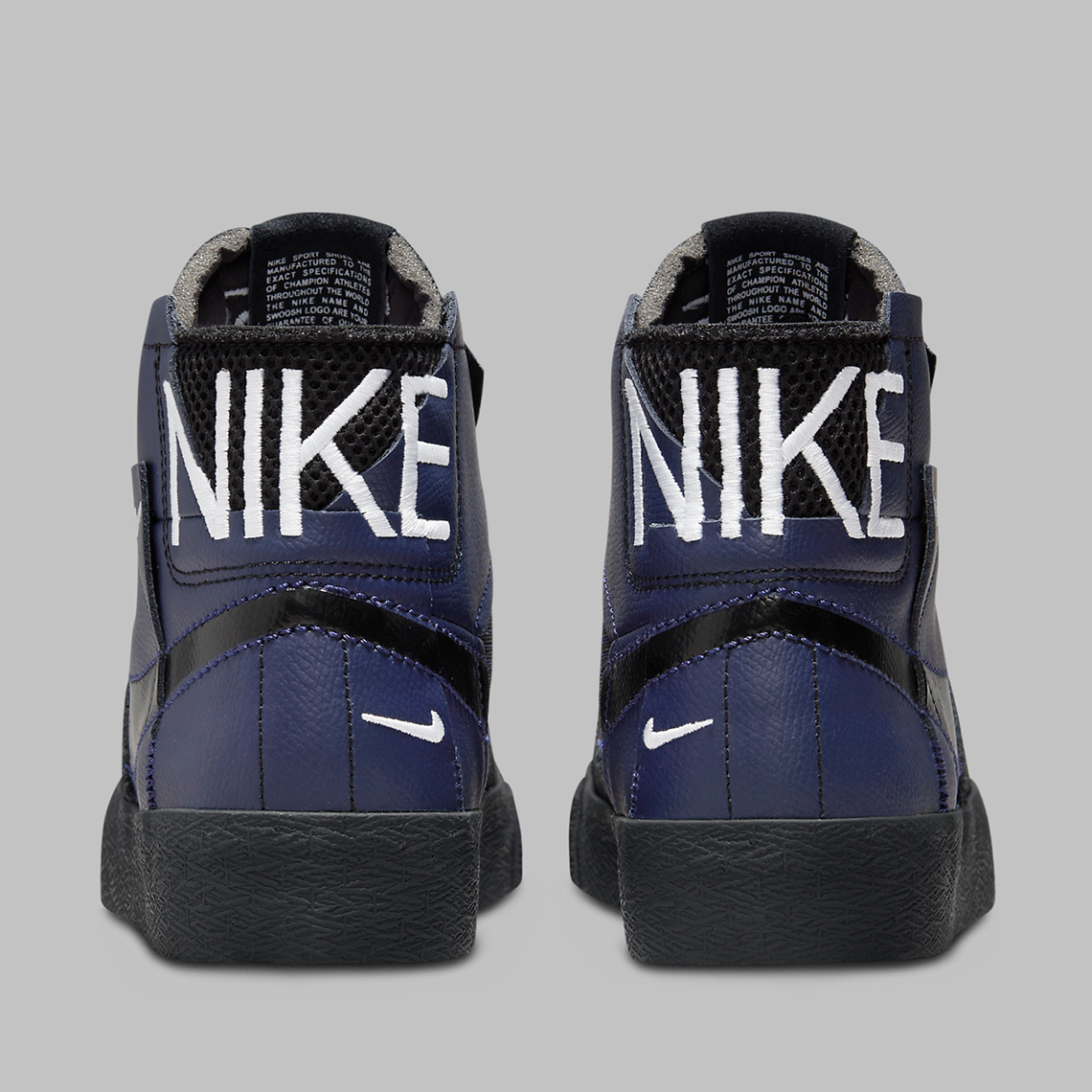 Nike Sb Blazer Mid Navy Black Fd5113 400 2