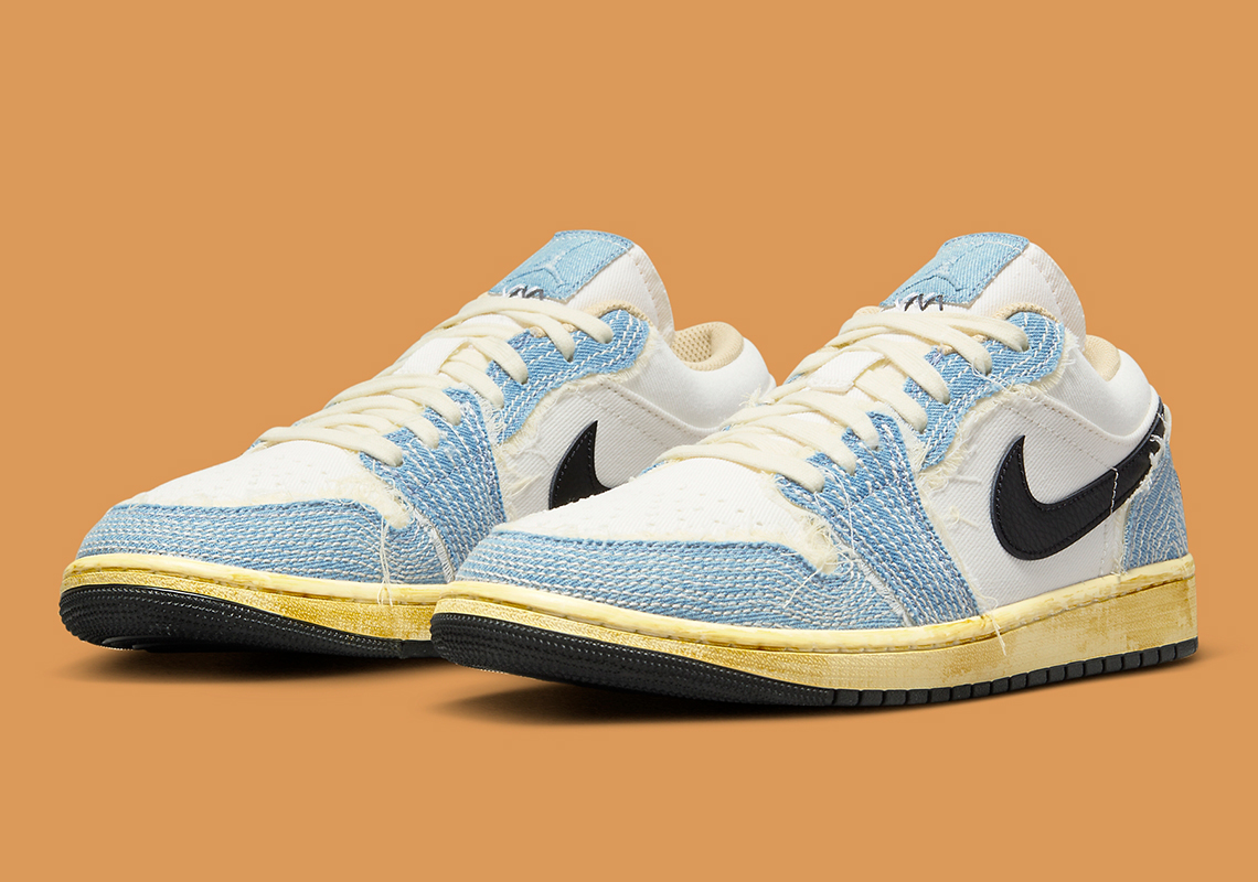 Air Jordan 1 Low Sashiko Fn7670 493 Release Date 3