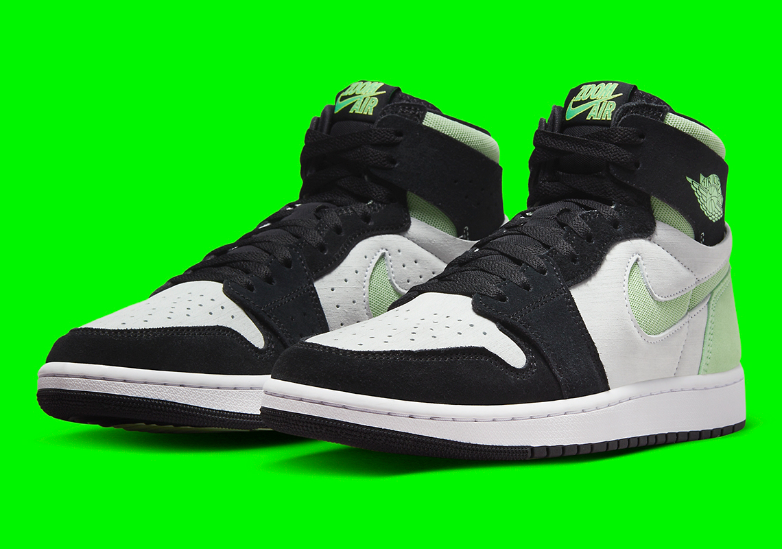 Black And Soft Volt Decorate The Air Jordan 1 Zoom CMFT 2