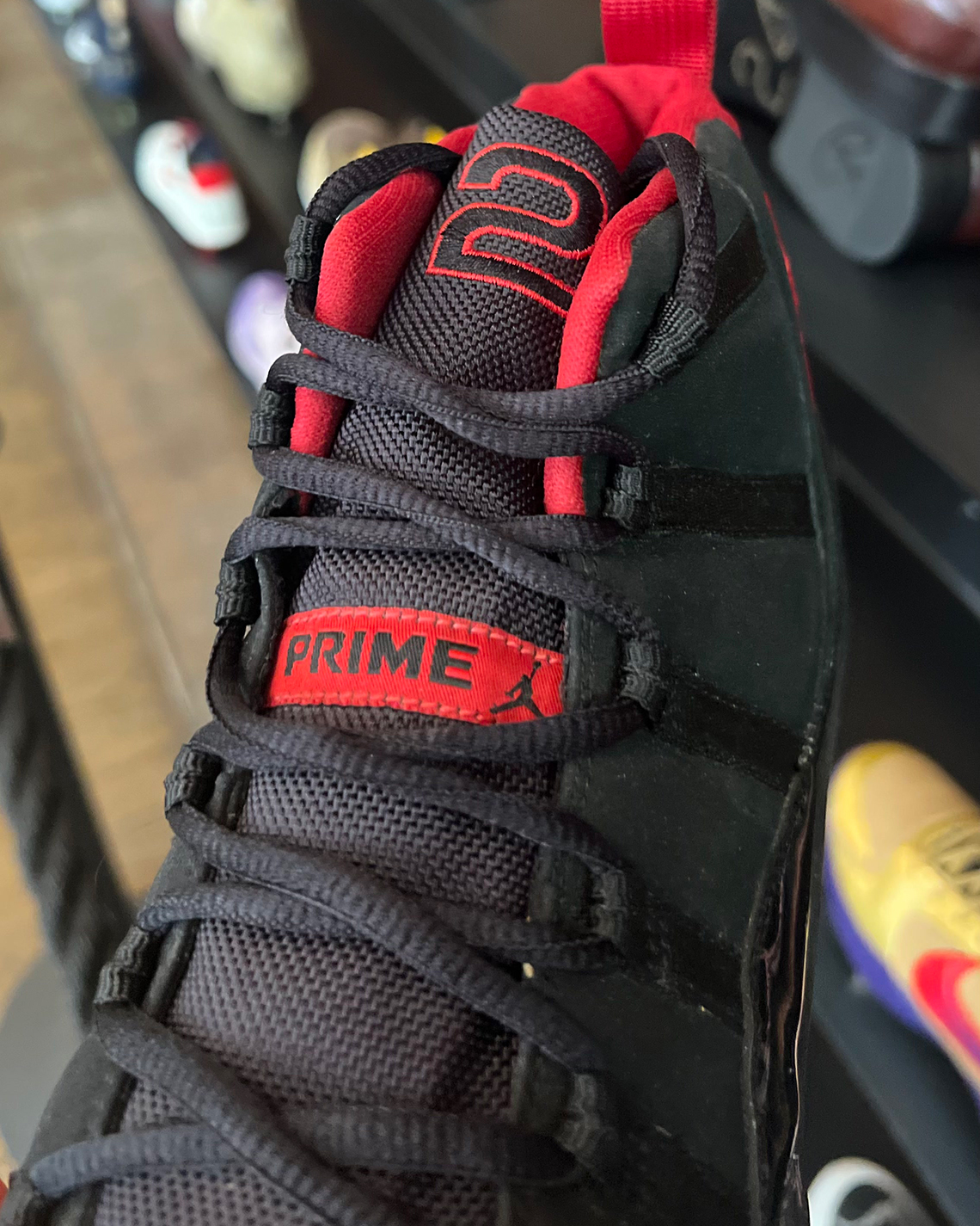 Hometeam Baseball Cleats Display Air Jordan 11 Prime Time