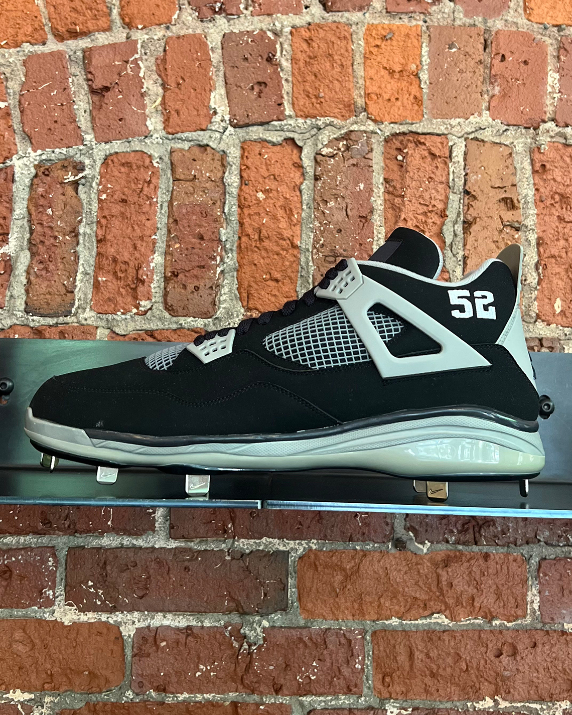 Hometeam Baseball Cleats Display Air Jordan 4 Cc Sabathia