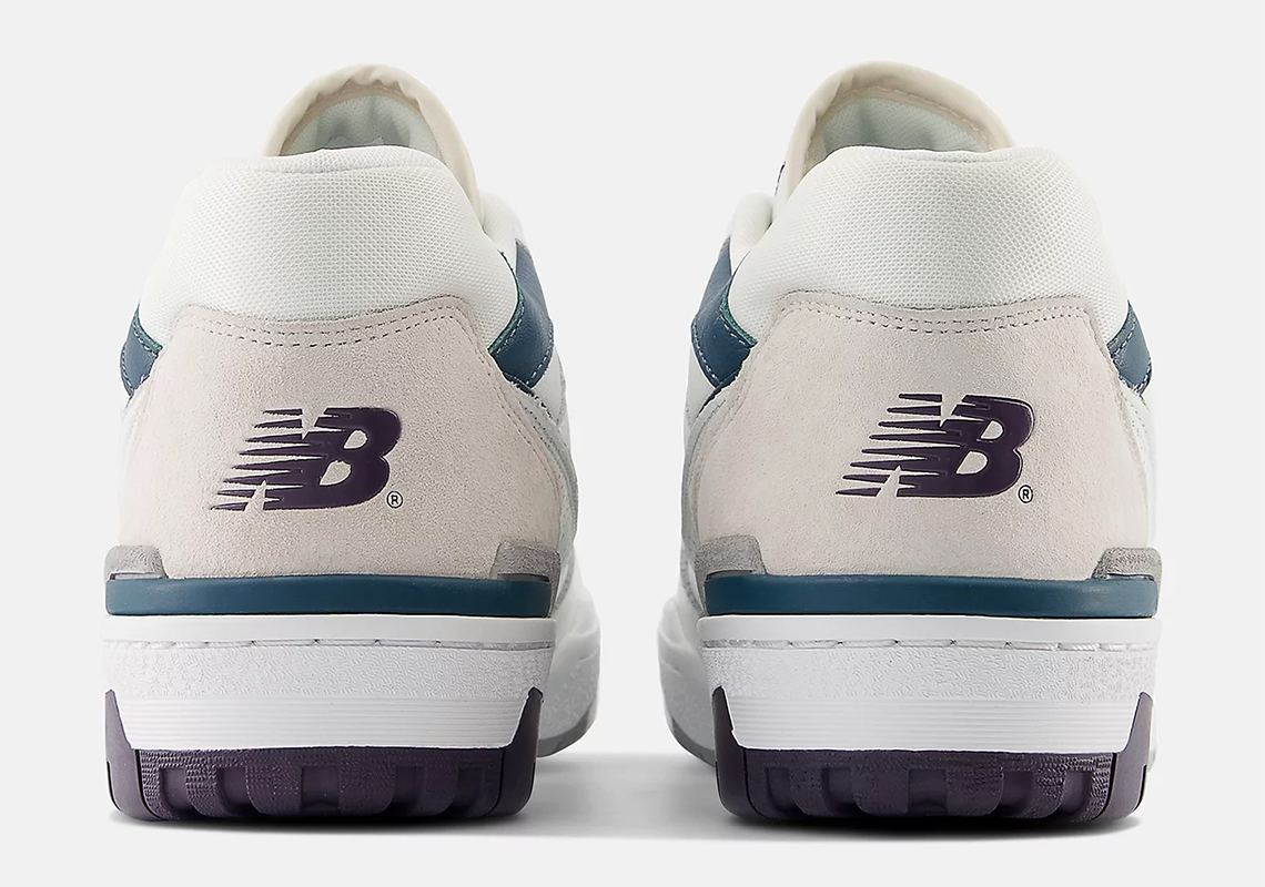 New Balance 550 White Dark Teal Purple Bb550wcb 6