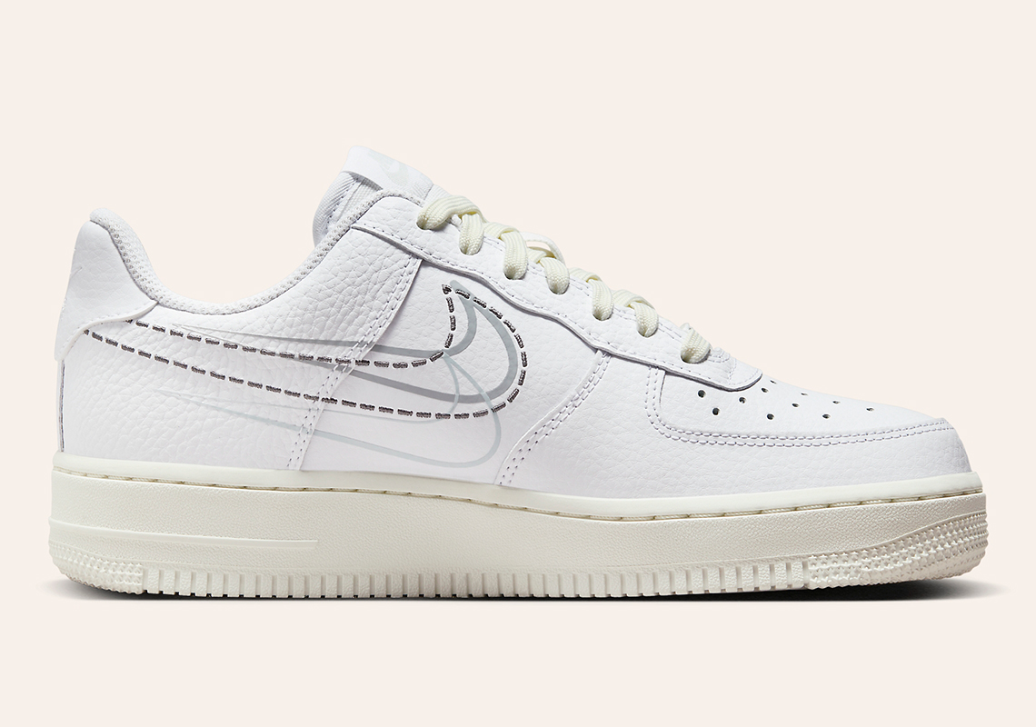 Nike Air Force 1 Low Multi Swoosh White Sail Fv0951 100 7