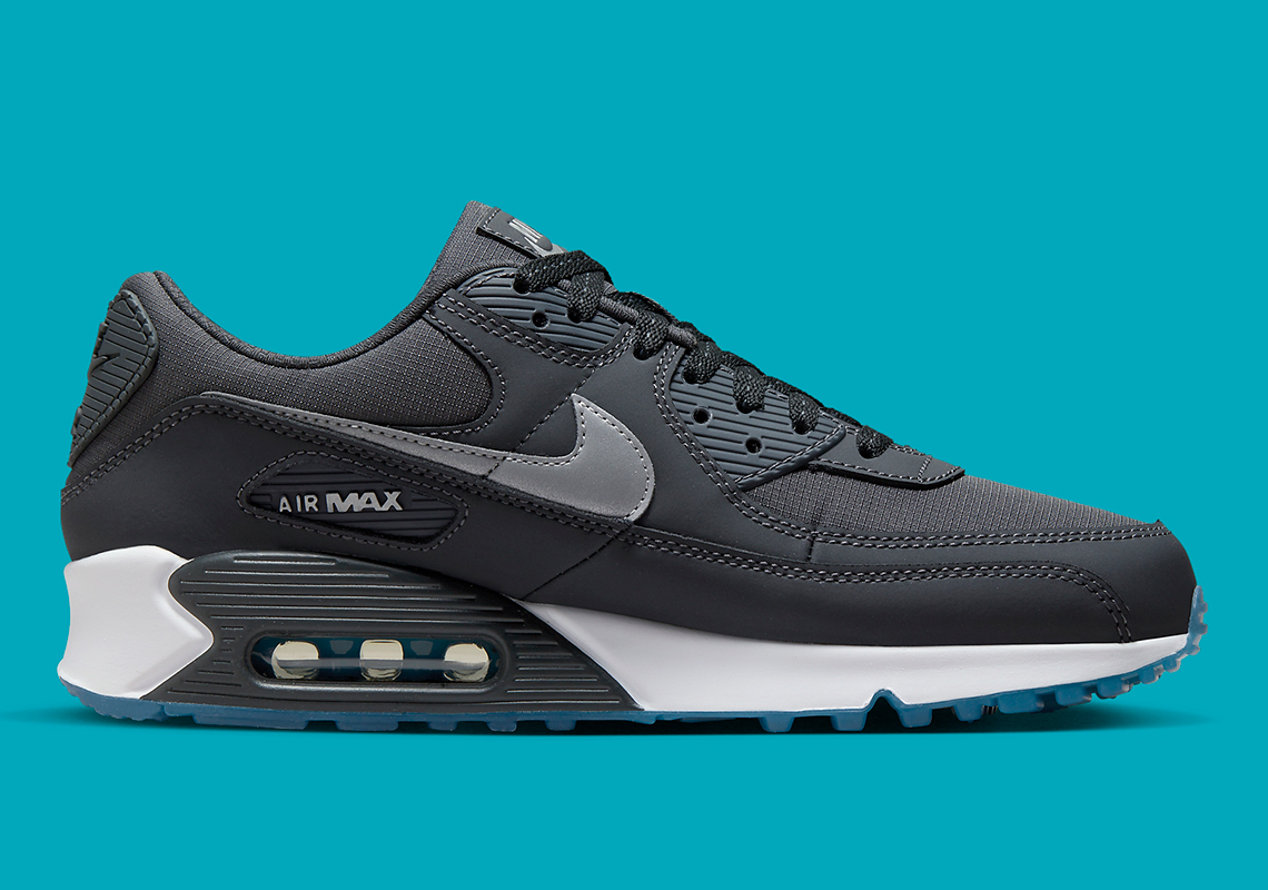 Nike Air Max 90 Grey Reflective Swoosh Fv0381 001 2