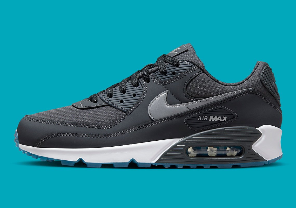 Nike Air Max 90 Grey Reflective Swoosh Fv0381 001 5