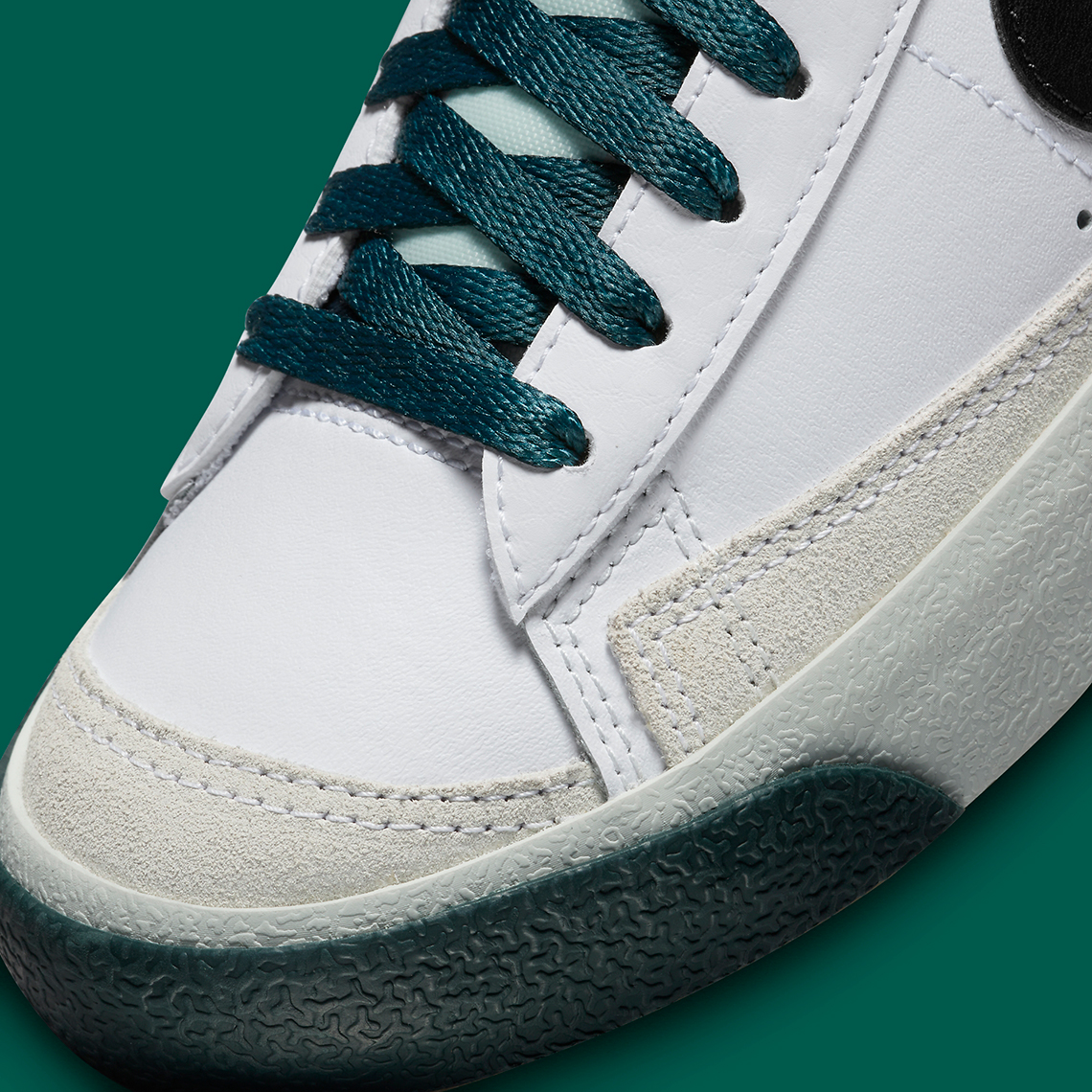 Nike Blazer Mid 77 Remix Split White Black Spruce Fn6937 101 6