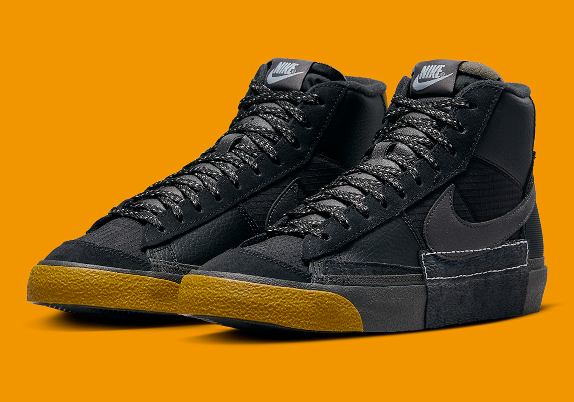 "Gum" Accents Pop On The Nike Blazer Mid Pro Club