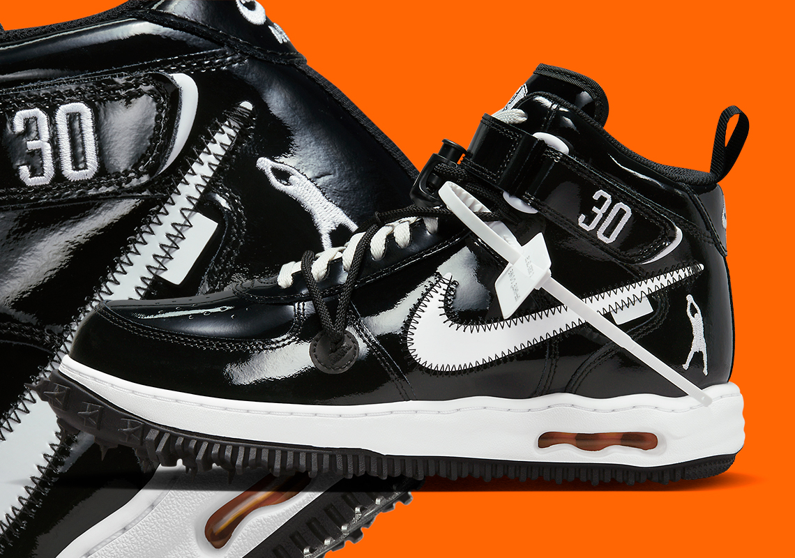 Official Images Of The Off-White x Nike Air Force 1 Mid "Sheed"