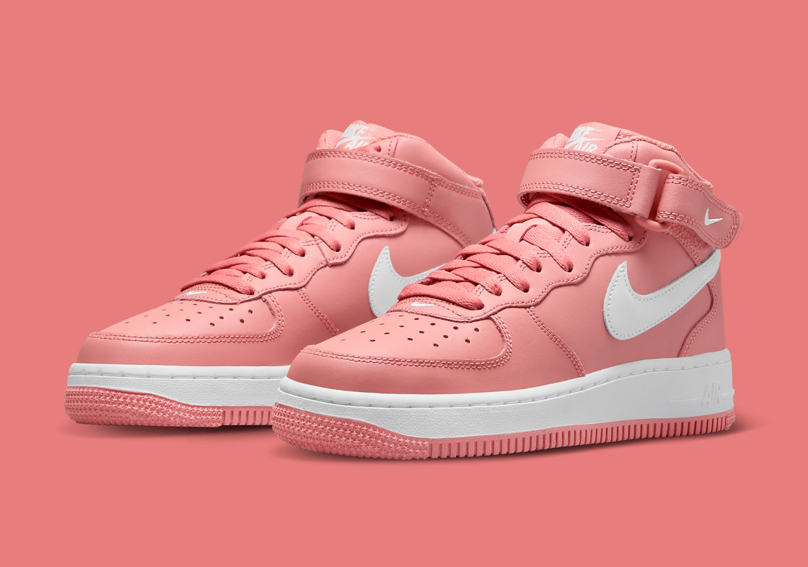 Nike Preps An Air Force 1 Mid "Red Stardust" For Kids
