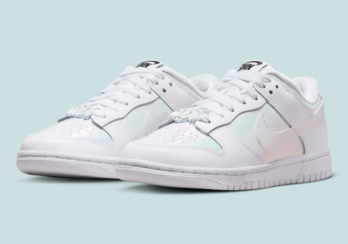 Nike's Latest "Just Do It" Collection Includes A Clean Dunk Low WIth Iridescent Panels
