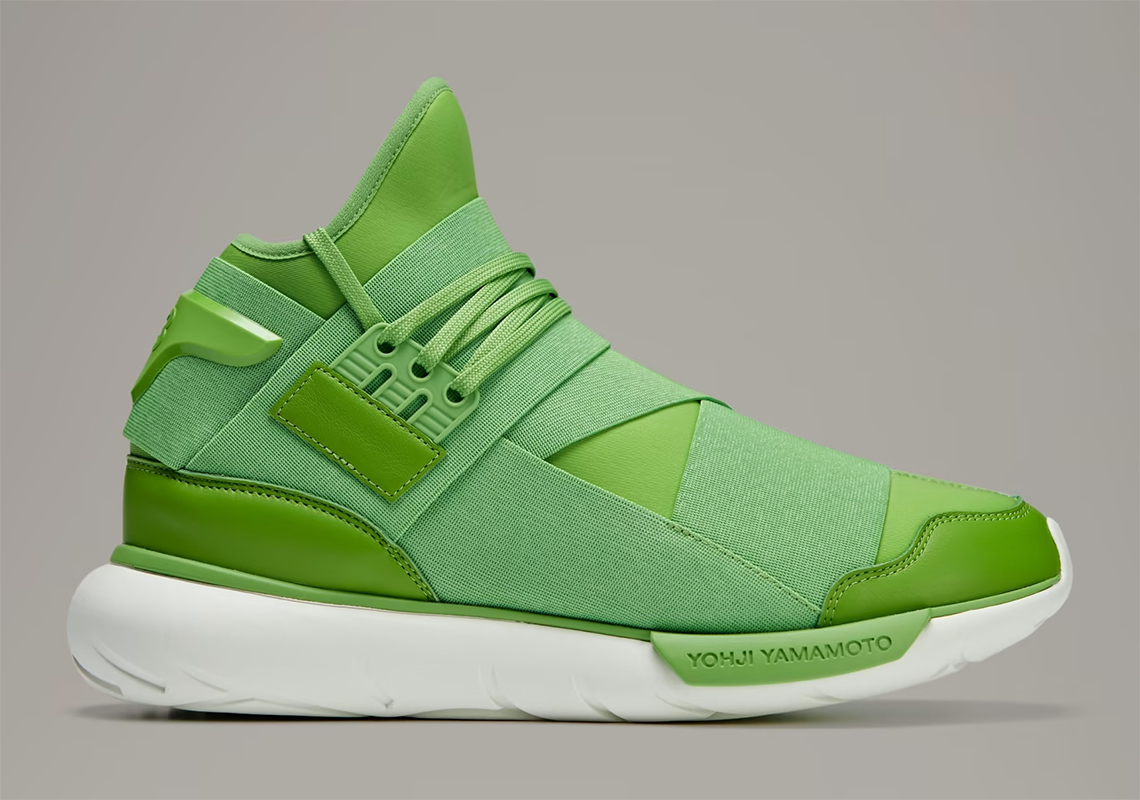 adidas Y-3 Drops The Qasa Hi In "Team Rave Green"