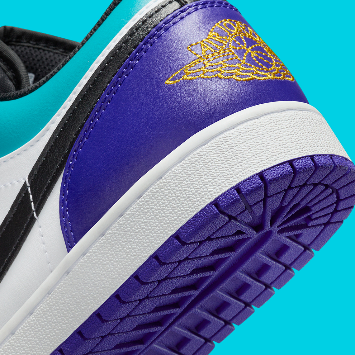 Air Jordan 1 Low Black Purple Teal 553558 154 1